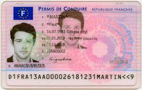 Permis de conduire b6338